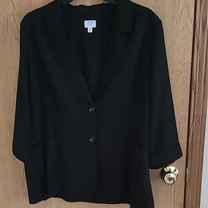 Time and Tru Women's XXL (22) Black Blazer Blazers & Suit Jackets